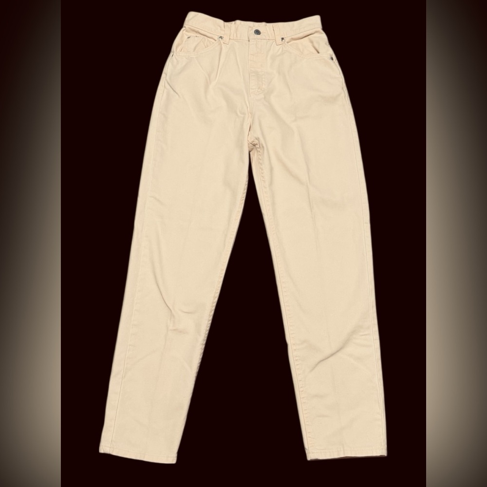 Riders Vintage yellow denim size 10M! Straight leg! Great neutral color! EUC!